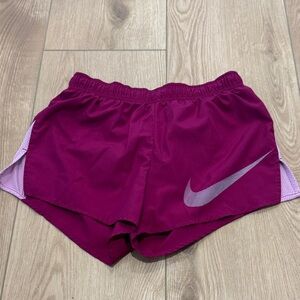 Nike Women's Magenta Athletic Shorts
